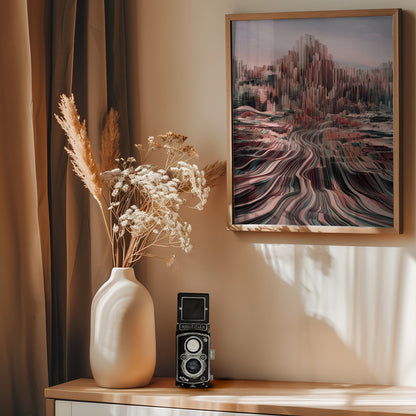 Abstract City - Poster / Art Print - interiör