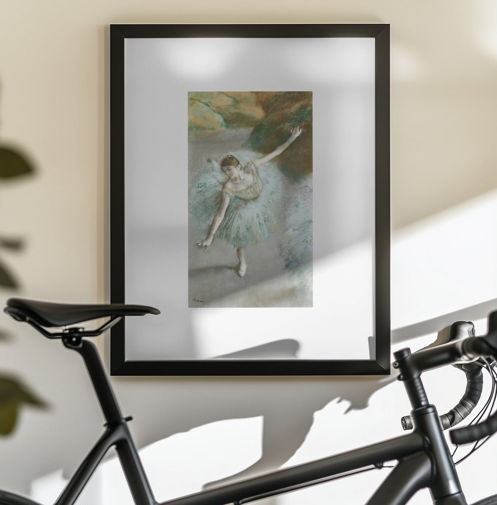 Dancer In Green No.2 - Poster / Art Print - interiör