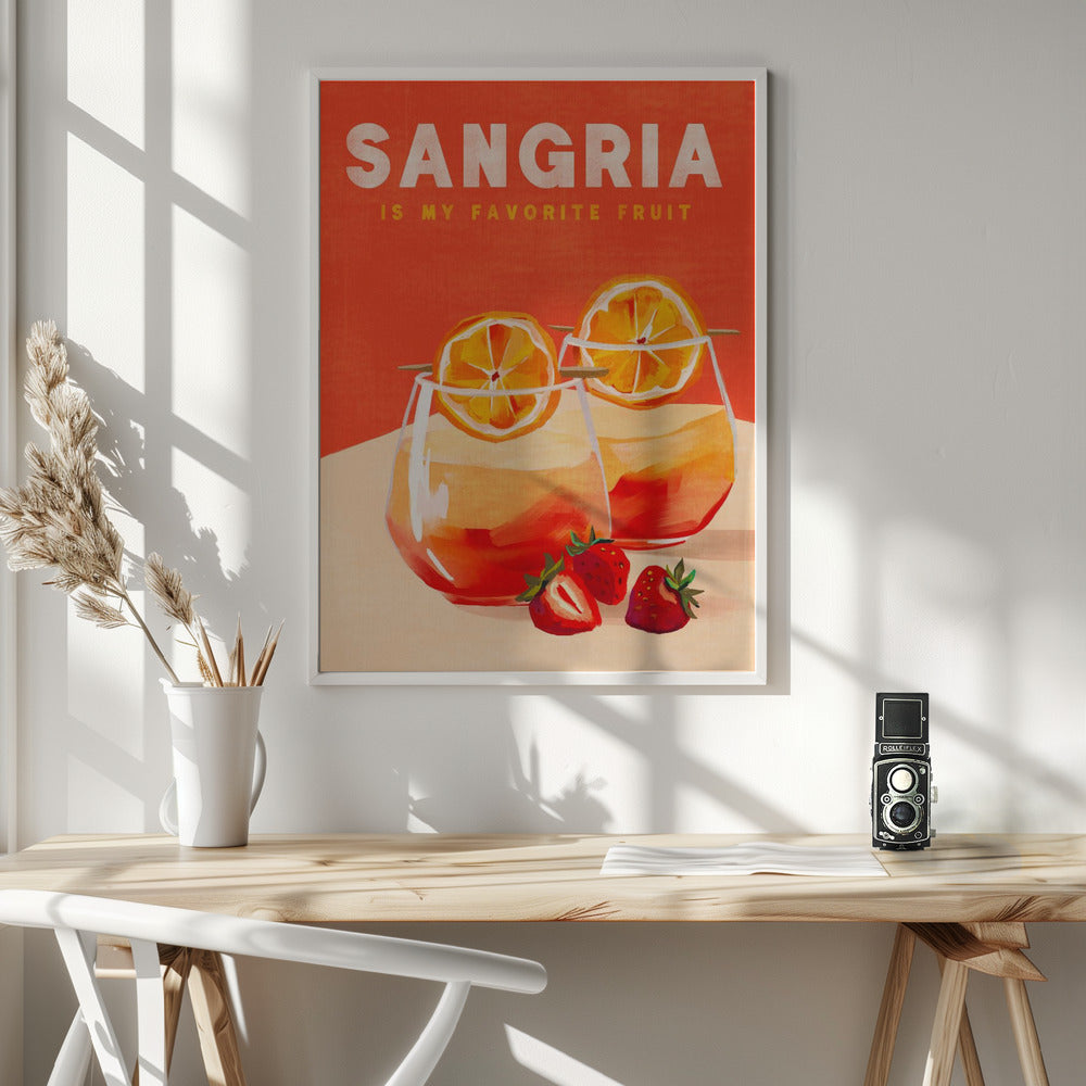 Sangria - Poster / Art Print - interiör