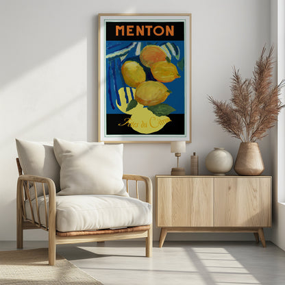 Lemons Menton Citrus Fruit Poster - Poster / Art Print - interiör
