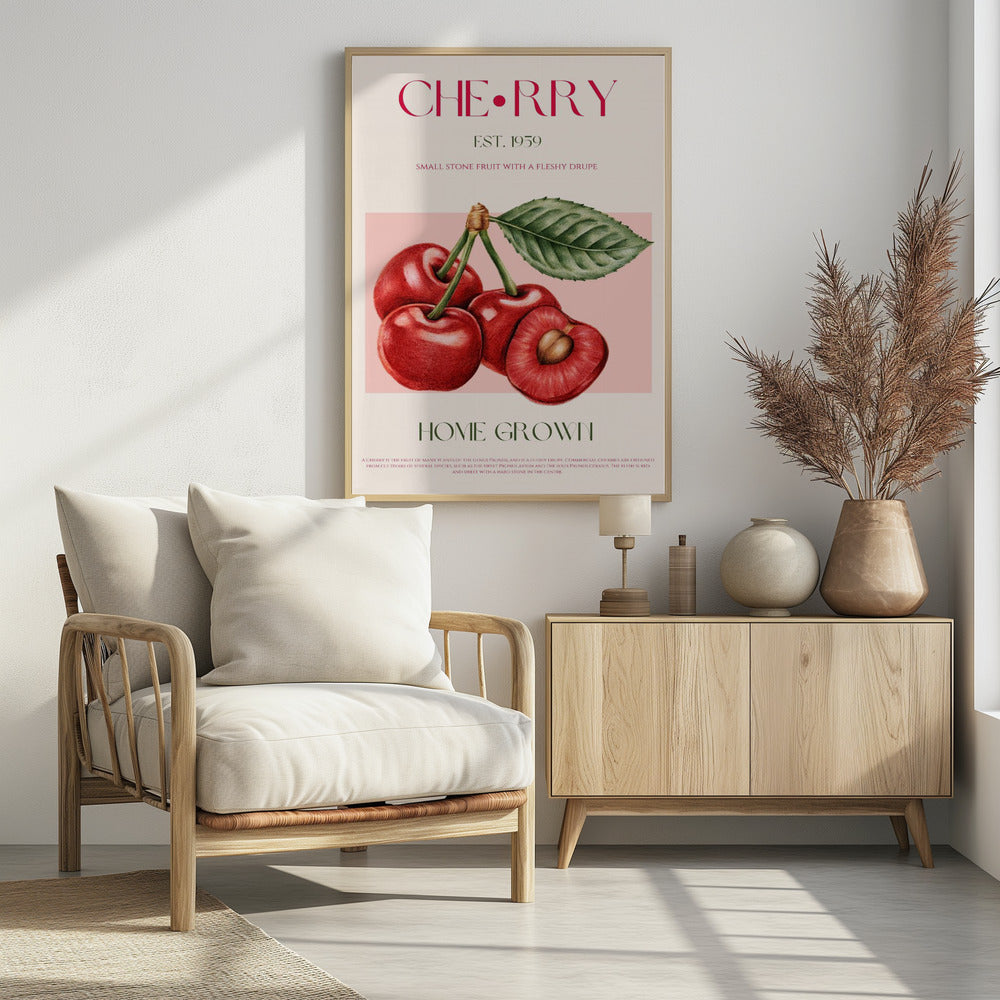 Cherry print - Poster / Art Print - interiör