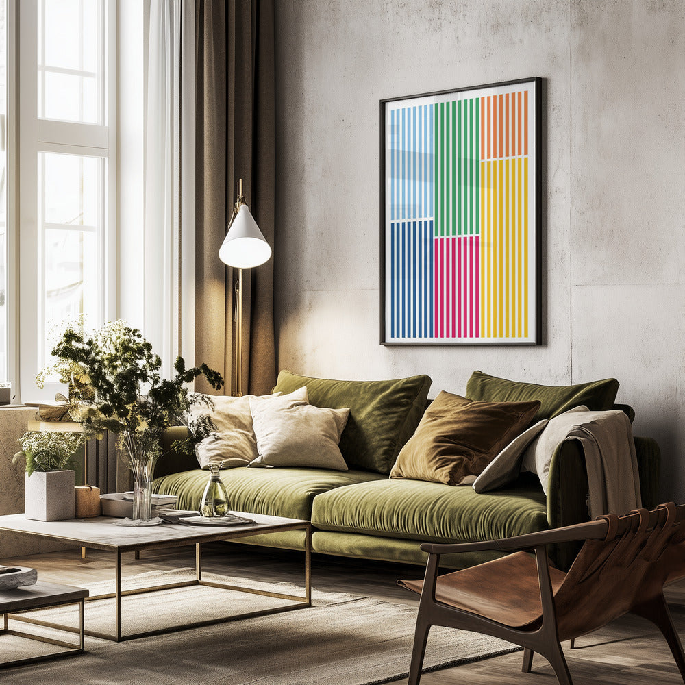 SUMMER DAYS - Poster / Art Print - interiör