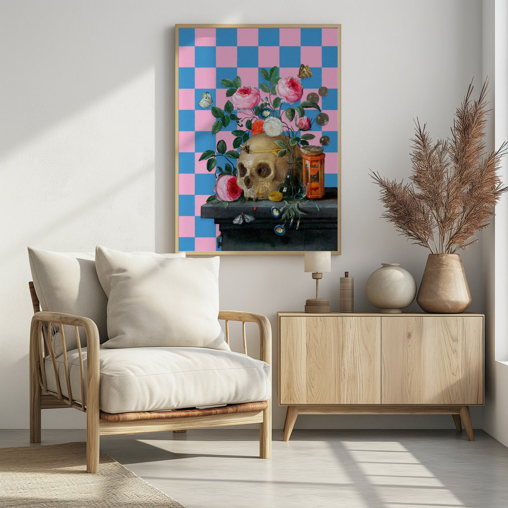 The Cheerfull Vanitas Still Life - Poster / Art Print - interiör
