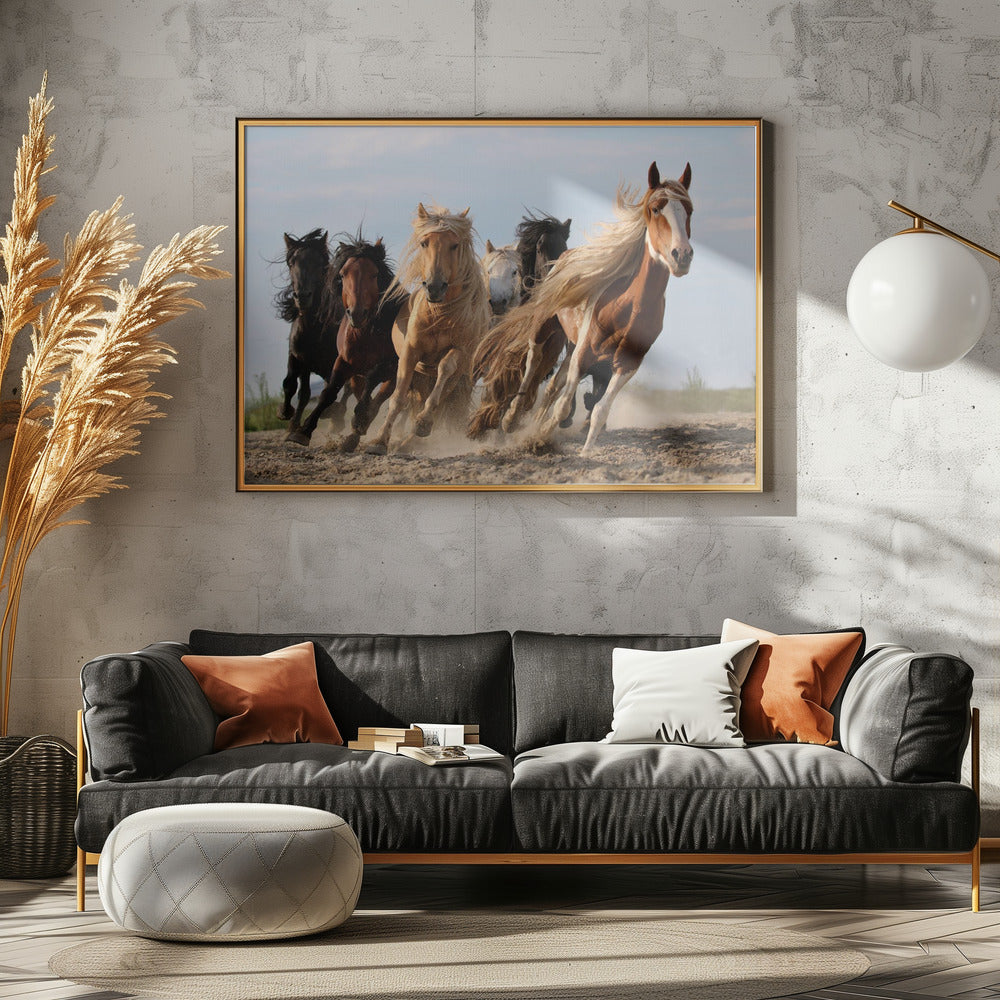 Lucky Six - Poster / Art Print - interiör