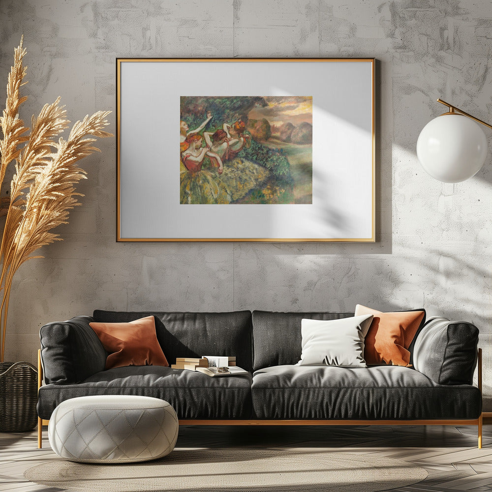 Four Dancers No.2 - Poster / Art Print - interiör
