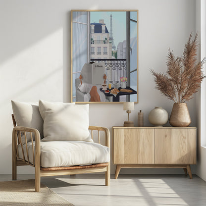 Paris Balcony - Poster / Art Print - interiör