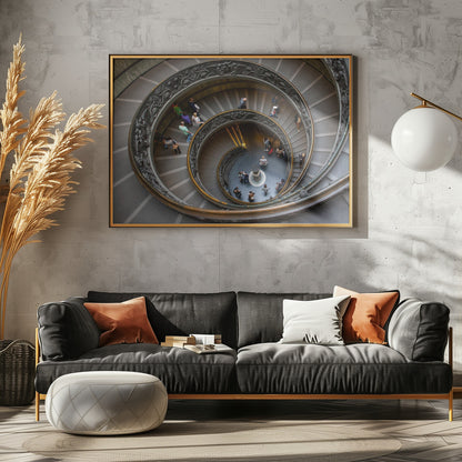 Sistine Chapel Stairs - Poster / Art Print - interiör