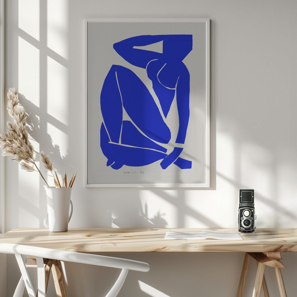 Nudo Blu III 1952 - Poster / Art Print - interiör