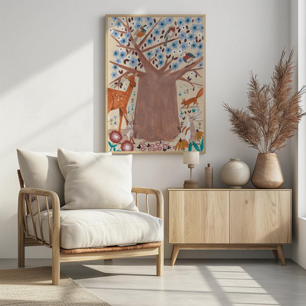 Tree of life - Poster / Art Print - interiör
