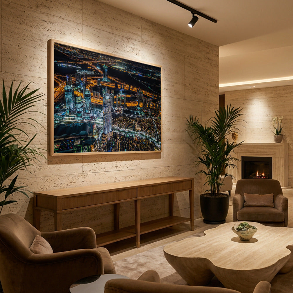 Dubai Night - Poster / Art Print - interiör