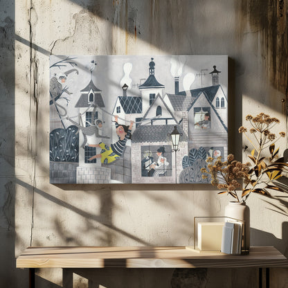 Exploring the big wide world - Poster / Art Print - interiör