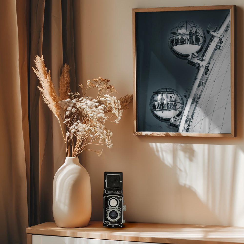 Globen - Sky view - Poster / Art Print - interiör