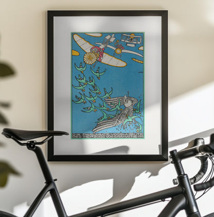 The Duke of Gramatneiss's Famous Pack of Birds - Poster / Art Print - interiör