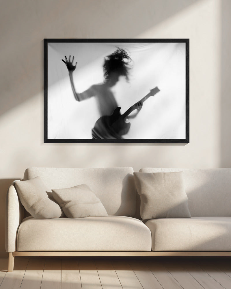 Guitar heroes - Poster / Art Print - interiör