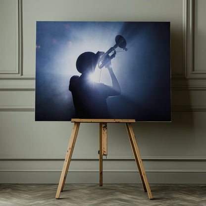 Trumpet Player - Poster / Art Print - interiör