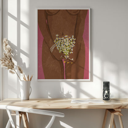 Wearing Floweers - Poster / Art Print - interiör