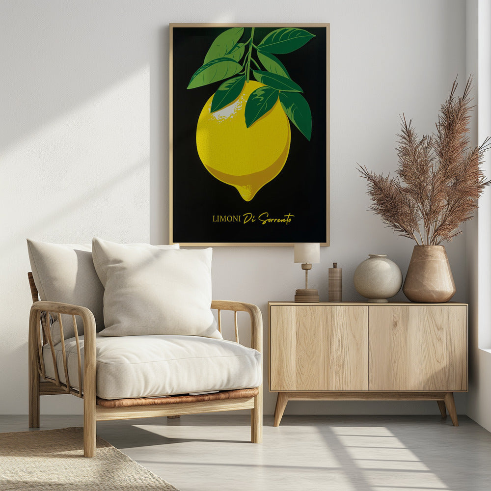Limoni Di Sorrento - Poster / Art Print - interiör