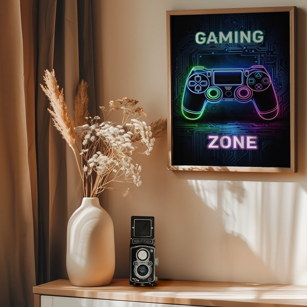 Gaming Zone - Poster / Art Print - interiör
