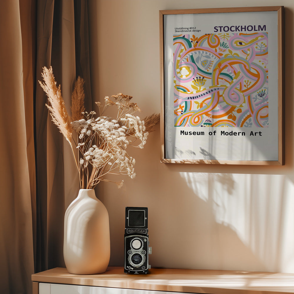 Botanical dopamine Exhibition Stockholm - Poster / Art Print - interiör