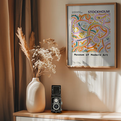 Botanical dopamine Exhibition Stockholm - Poster / Art Print - interiör