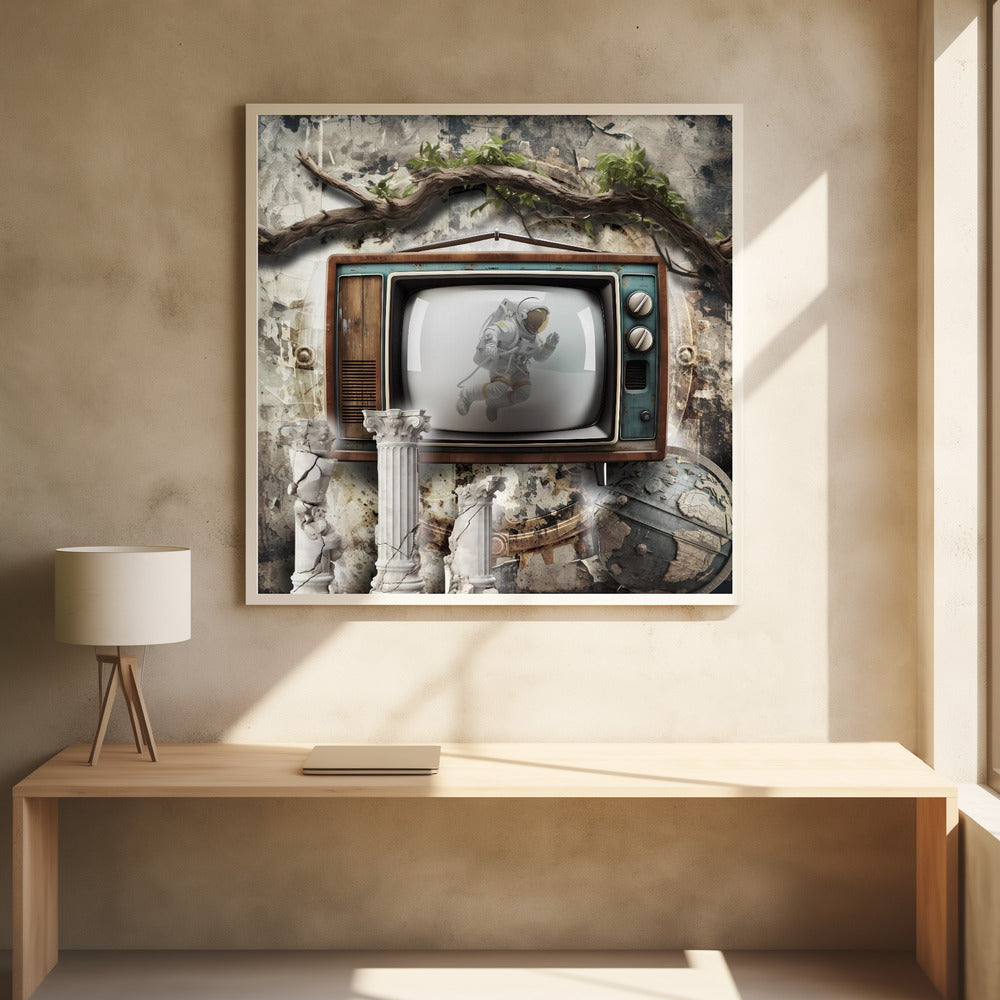 TV art 1 - Poster / Art Print - interiör