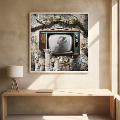 TV art 1 - Poster / Art Print - interiör