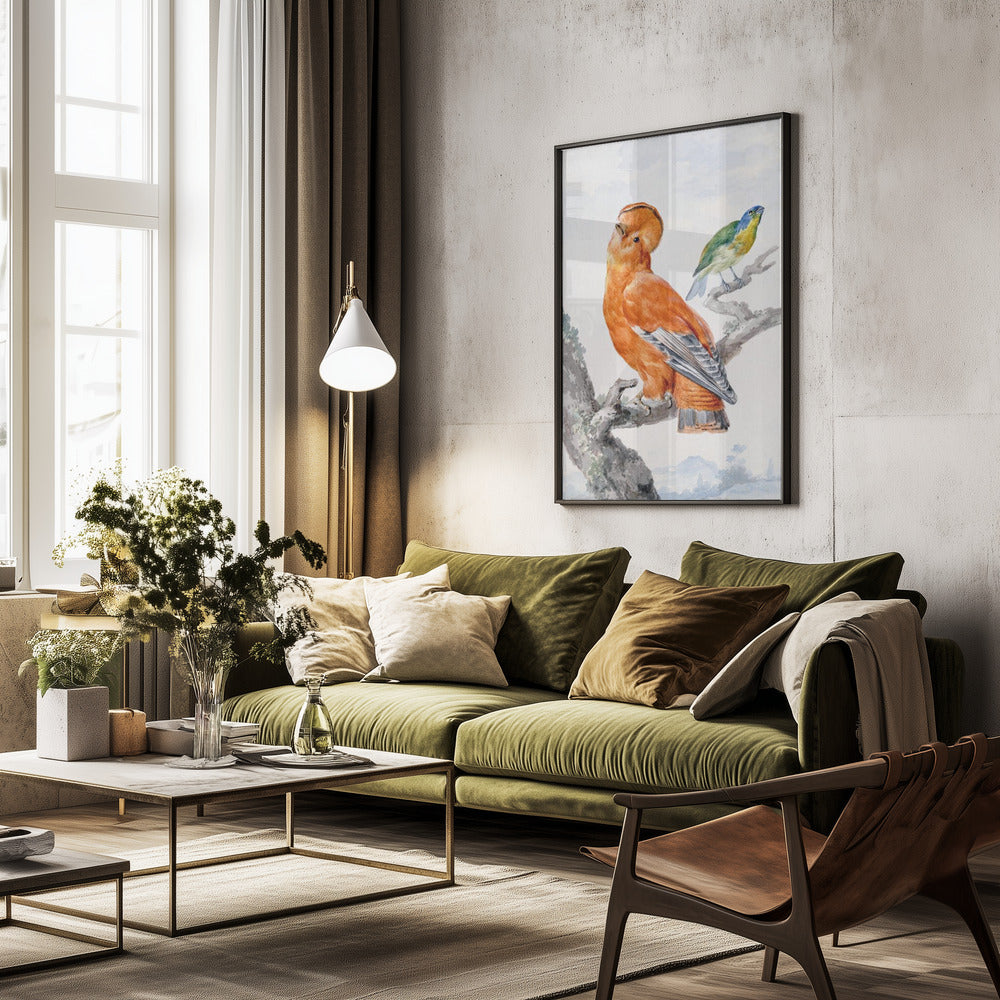 Two Exotic Birds - Poster / Art Print - interiör