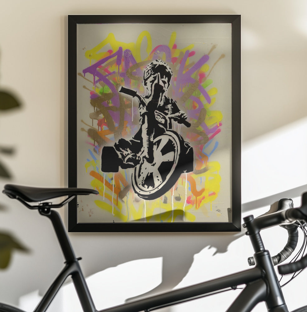 Fuck war - Poster / Art Print - interiör