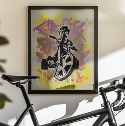 Fuck war - Poster / Art Print - interiör
