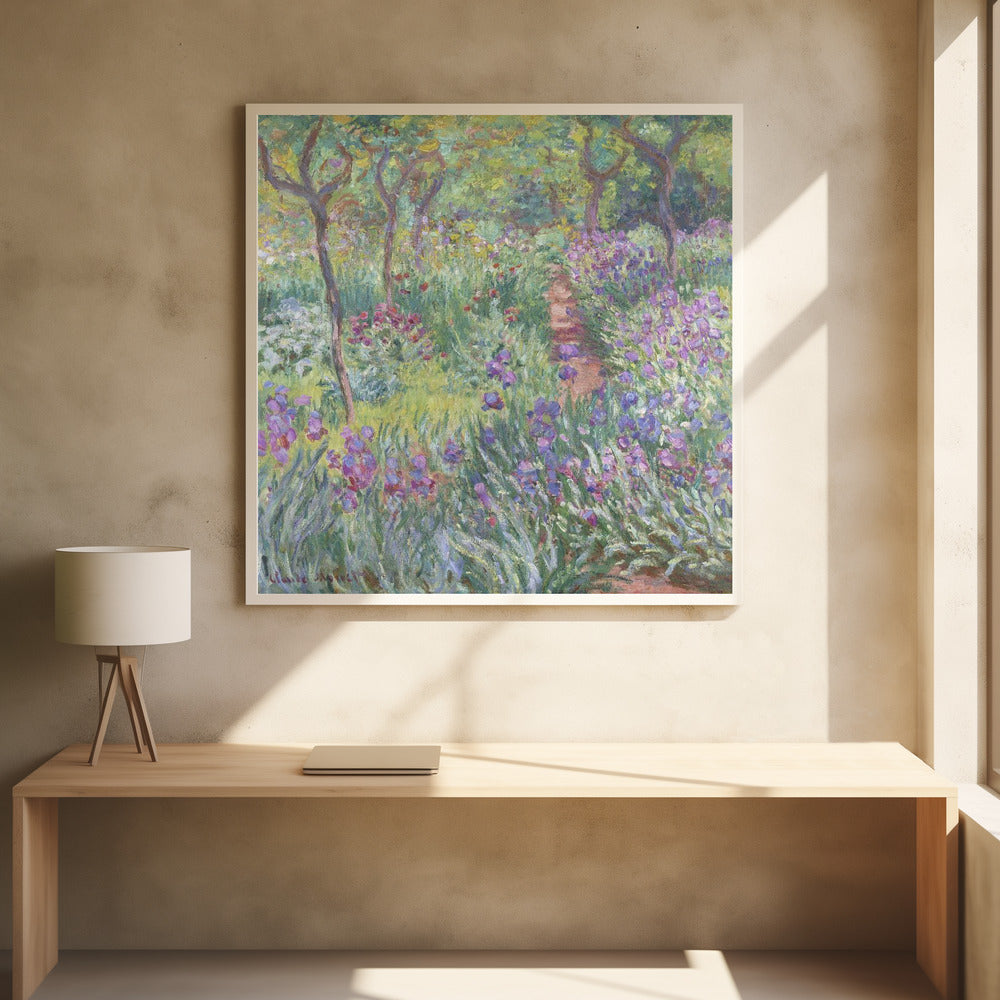 The Artist’s Garden In Giverny (1900) By Claude Monet - Poster / Art Print - interiör