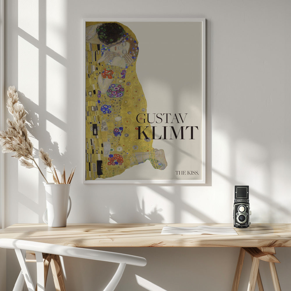 The Kiss (1907–1908) Special Poster - Poster / Art Print - interiör
