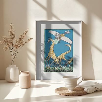 Bloodless Giraffe Hunt - Poster / Art Print - interiör