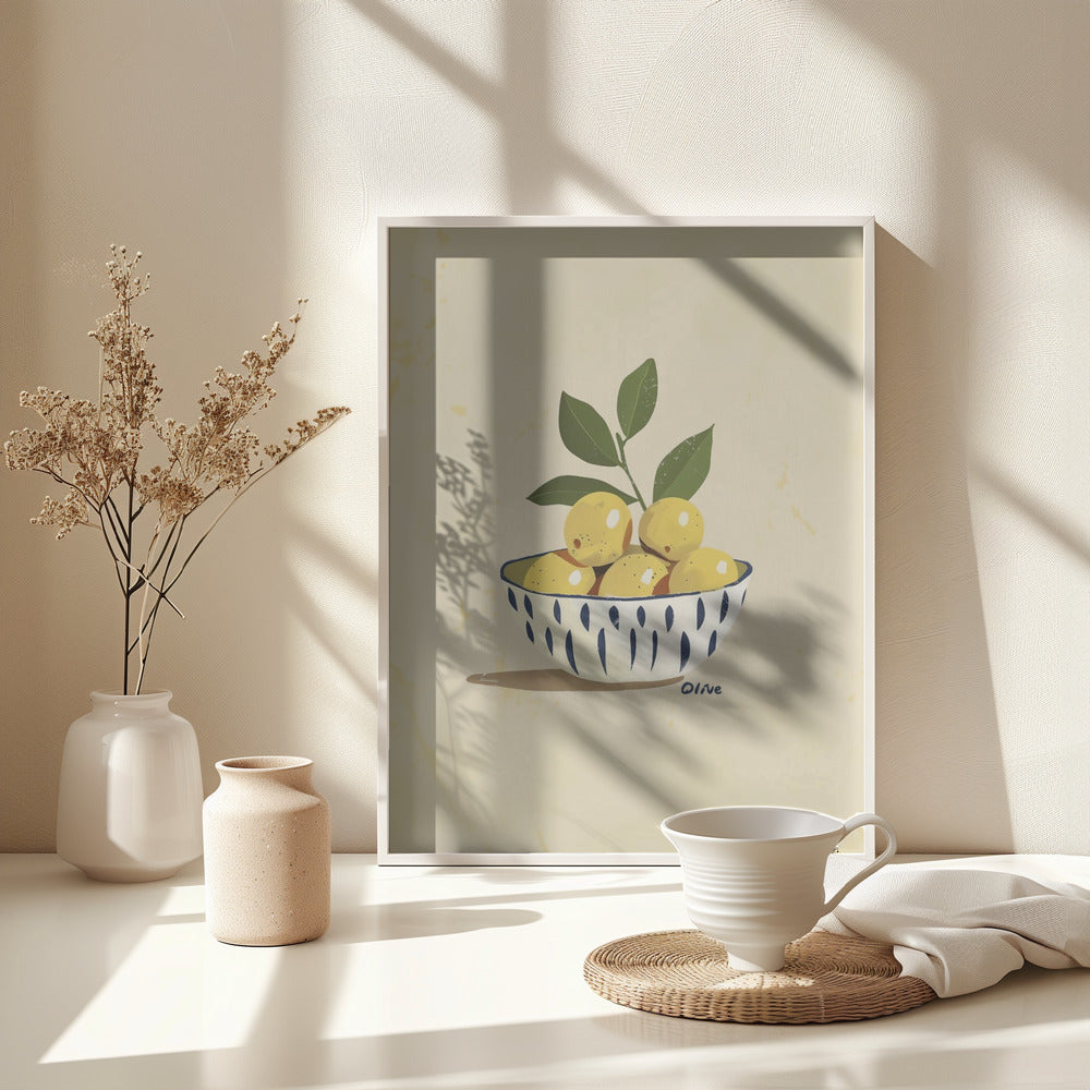 Olive - Poster / Art Print - interiör