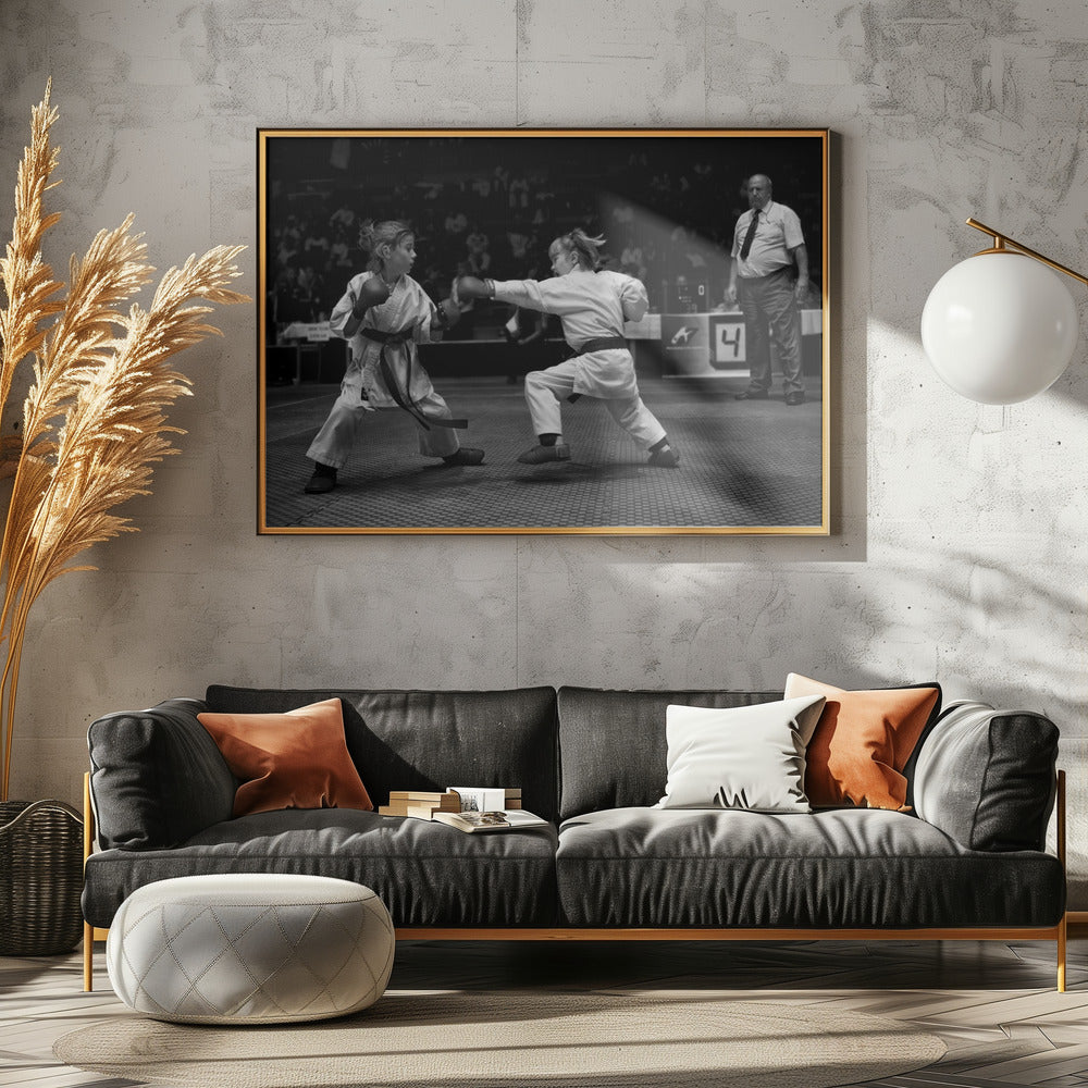 Girls fight - Poster / Art Print - interiör