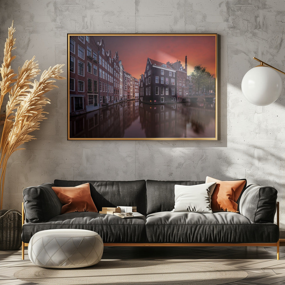 Amsterdam Dawn - Poster / Art Print - interiör