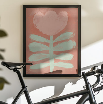 Pastel Flower - Poster / Art Print - interiör