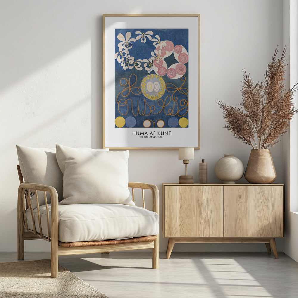The Ten Largest No.1 Poster - Poster / Art Print - interiör
