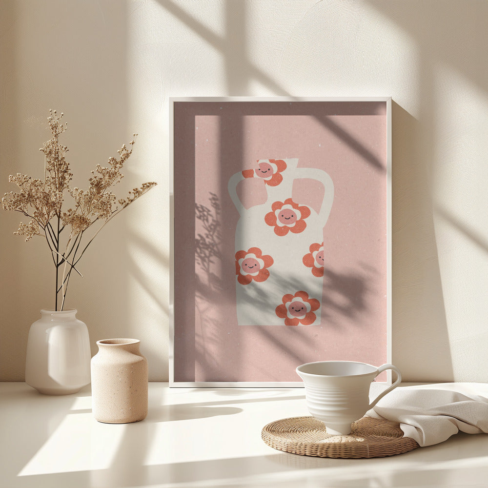 Vase 2 - Poster / Art Print - interiör