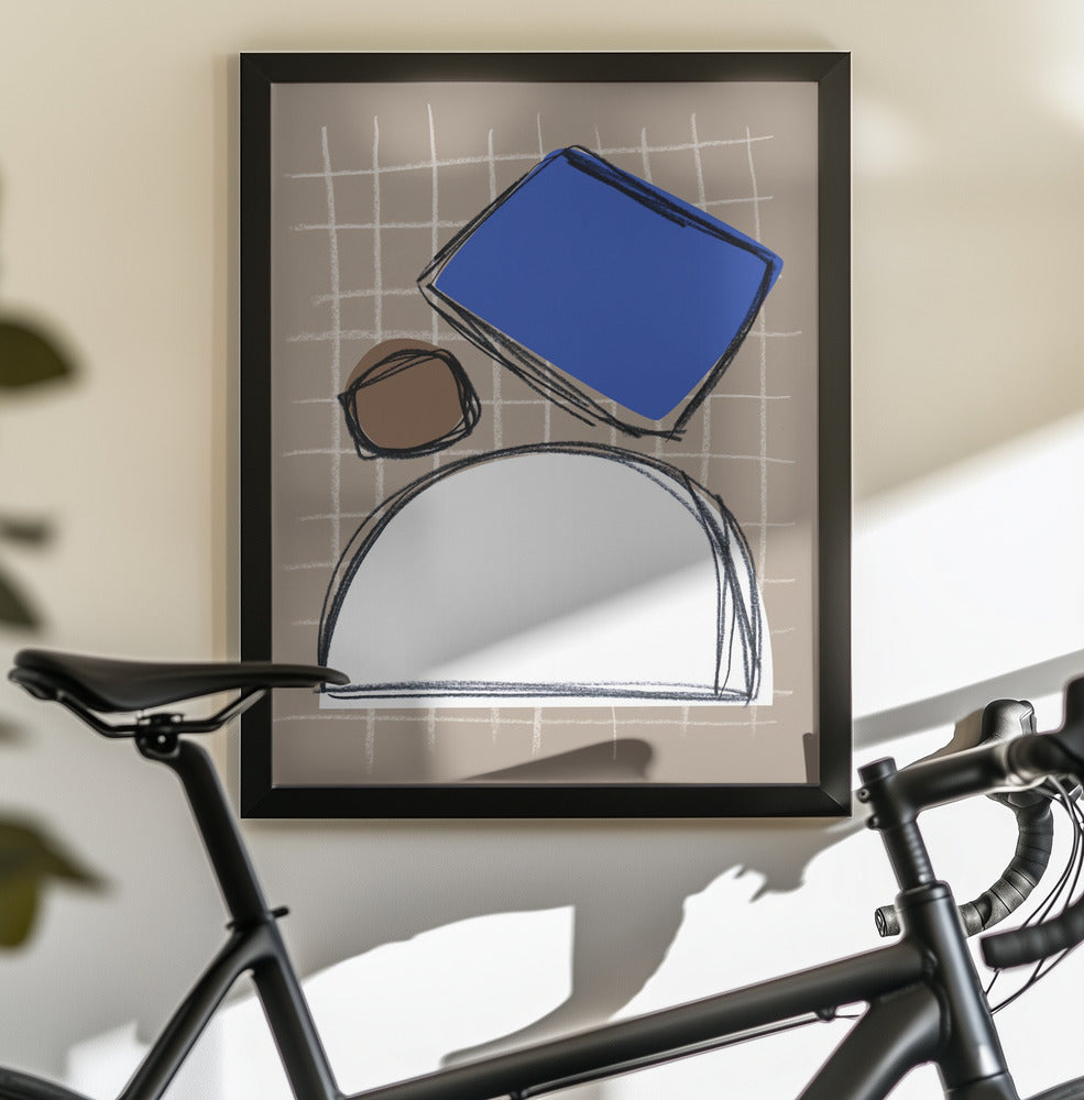 Shape Play 1 - Poster / Art Print - interiör