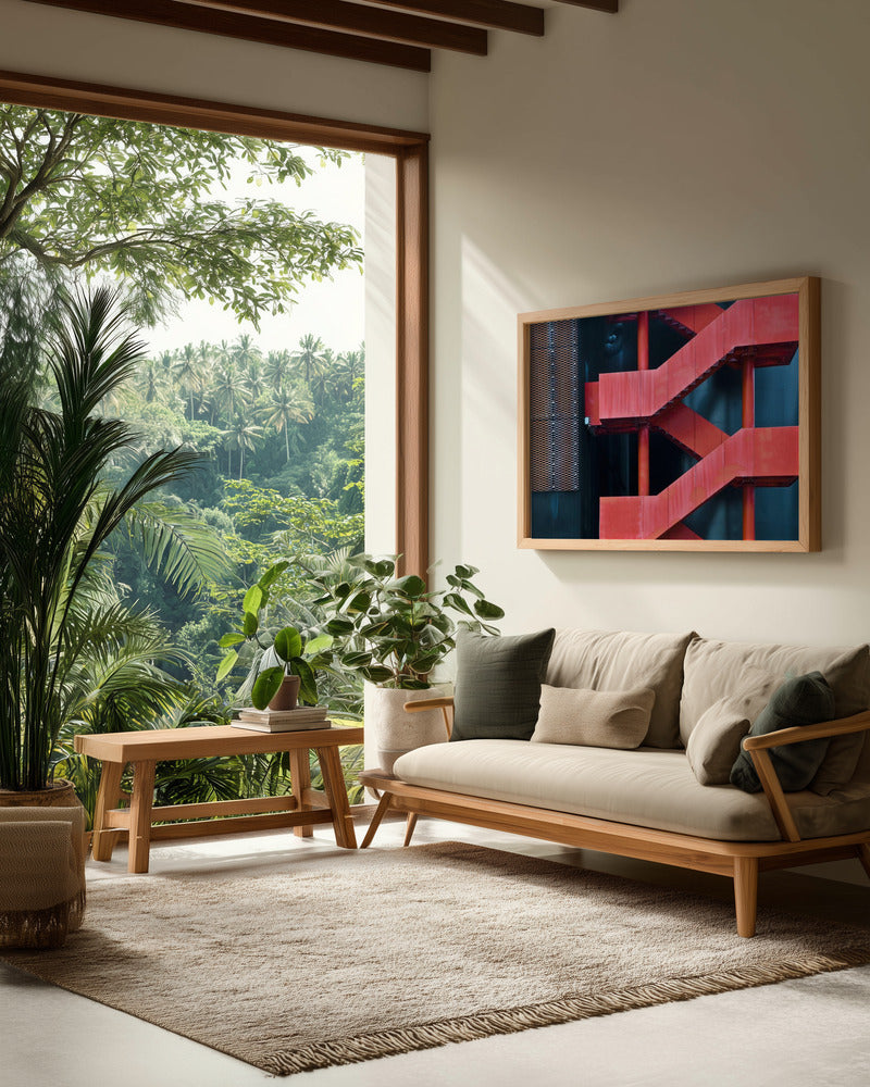 red route - Poster / Art Print - interiör