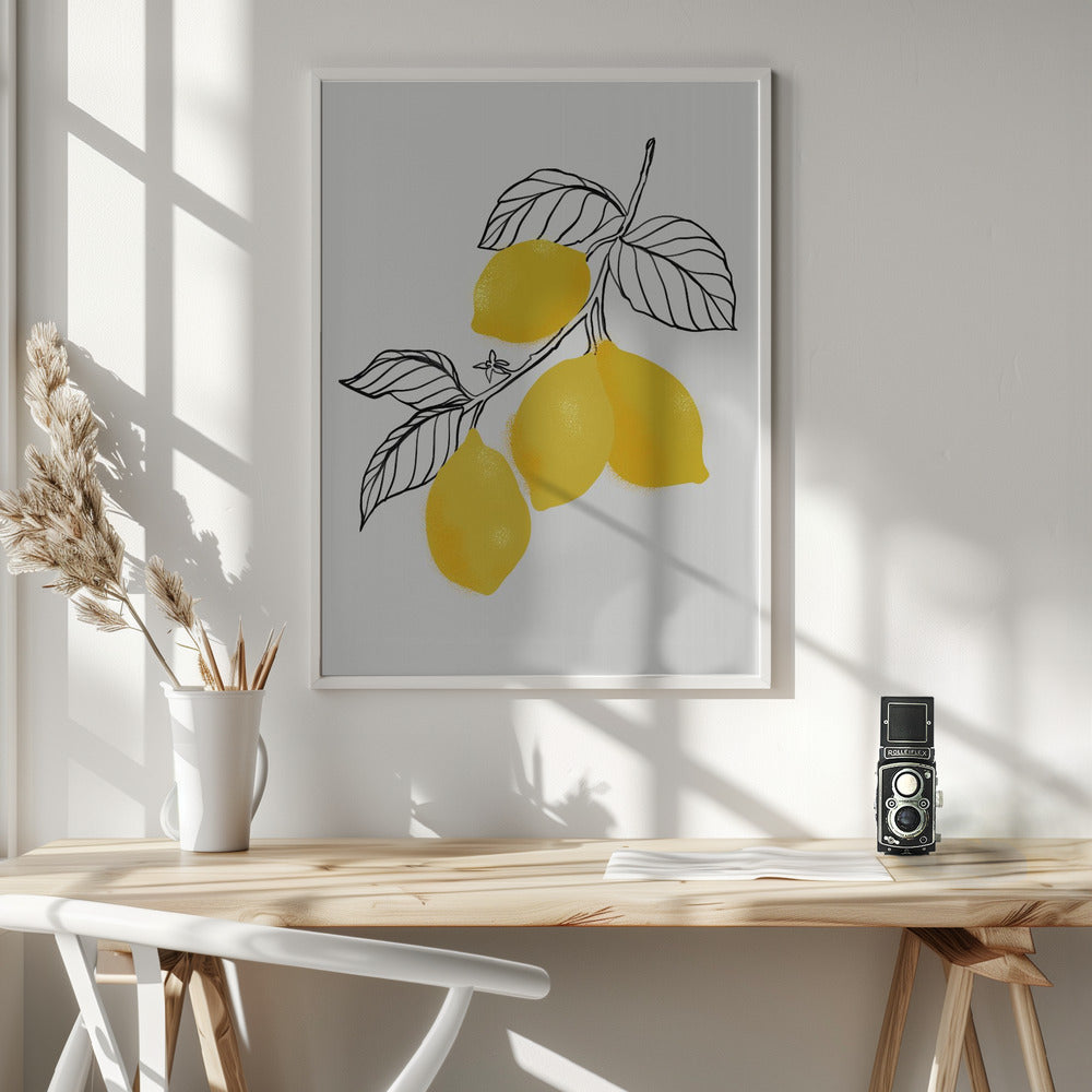 Lamya lemons - Poster / Art Print - interiör