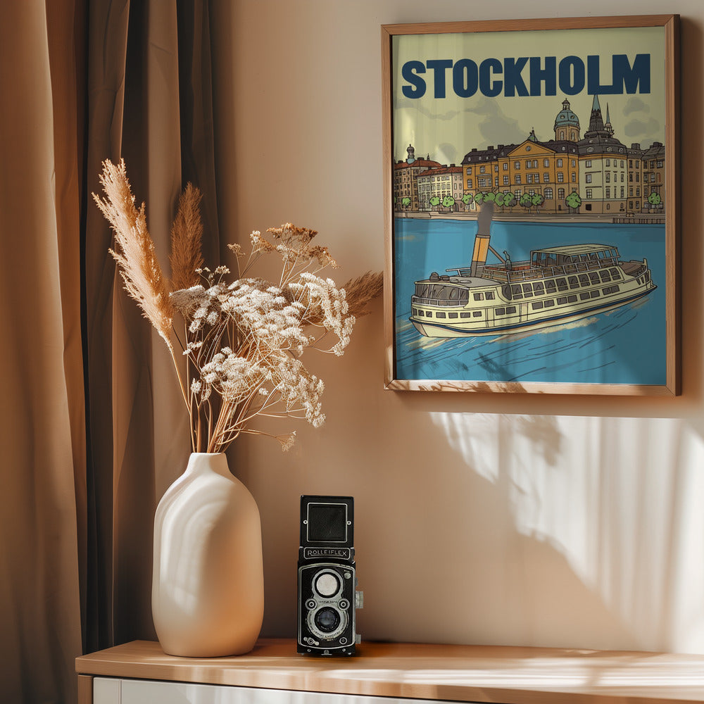 Stockholm - Poster / Art Print - interiör
