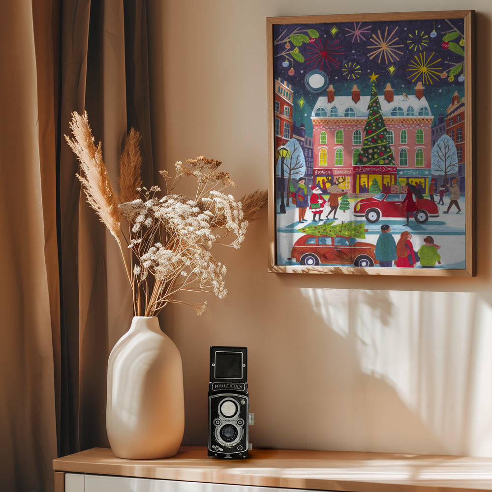 Christmas in the City - Poster / Art Print - interiör