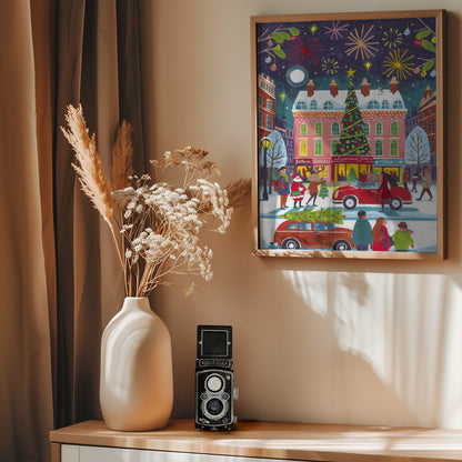 Christmas in the City - Poster / Art Print - interiör