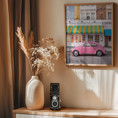 Pink Ride - Poster / Art Print - interiör