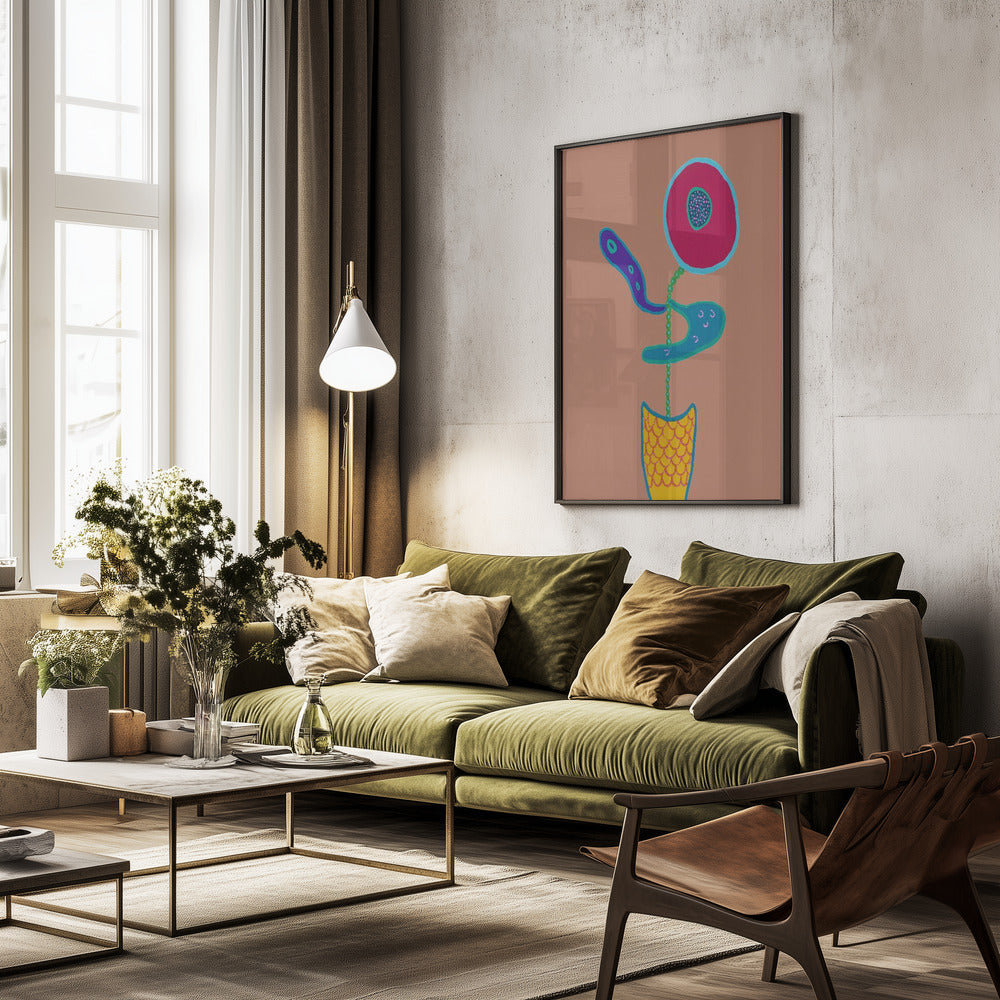 Let's Dance Moucha Mousse - Poster / Art Print - interiör