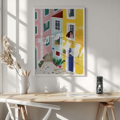 Chillin - Poster / Art Print - interiör