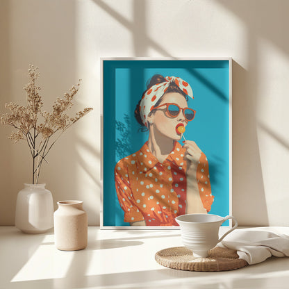Lollipop - Poster / Art Print - interiör
