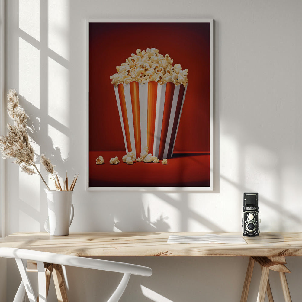 Popcorn - Poster / Art Print - interiör