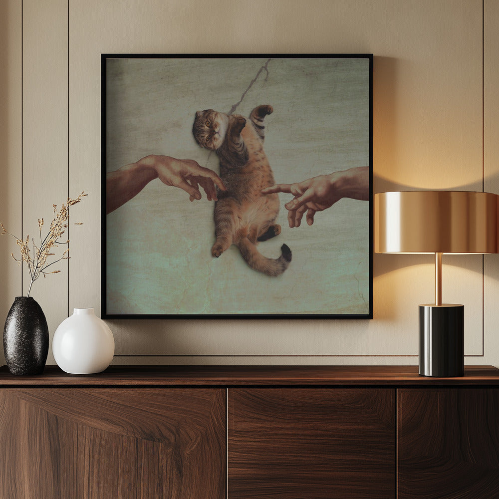 Touch of the Kitty - Poster / Art Print - interiör